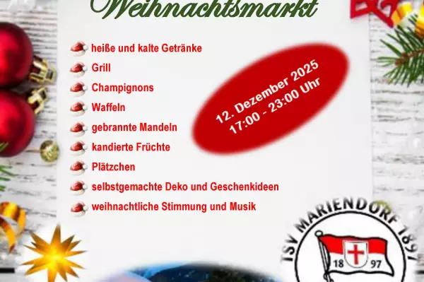 Alle Jahre wieder: TSV M97-Weihnachtsmarkt und Mariendorfer Adventssingen: 1764112702-1763404705=707997